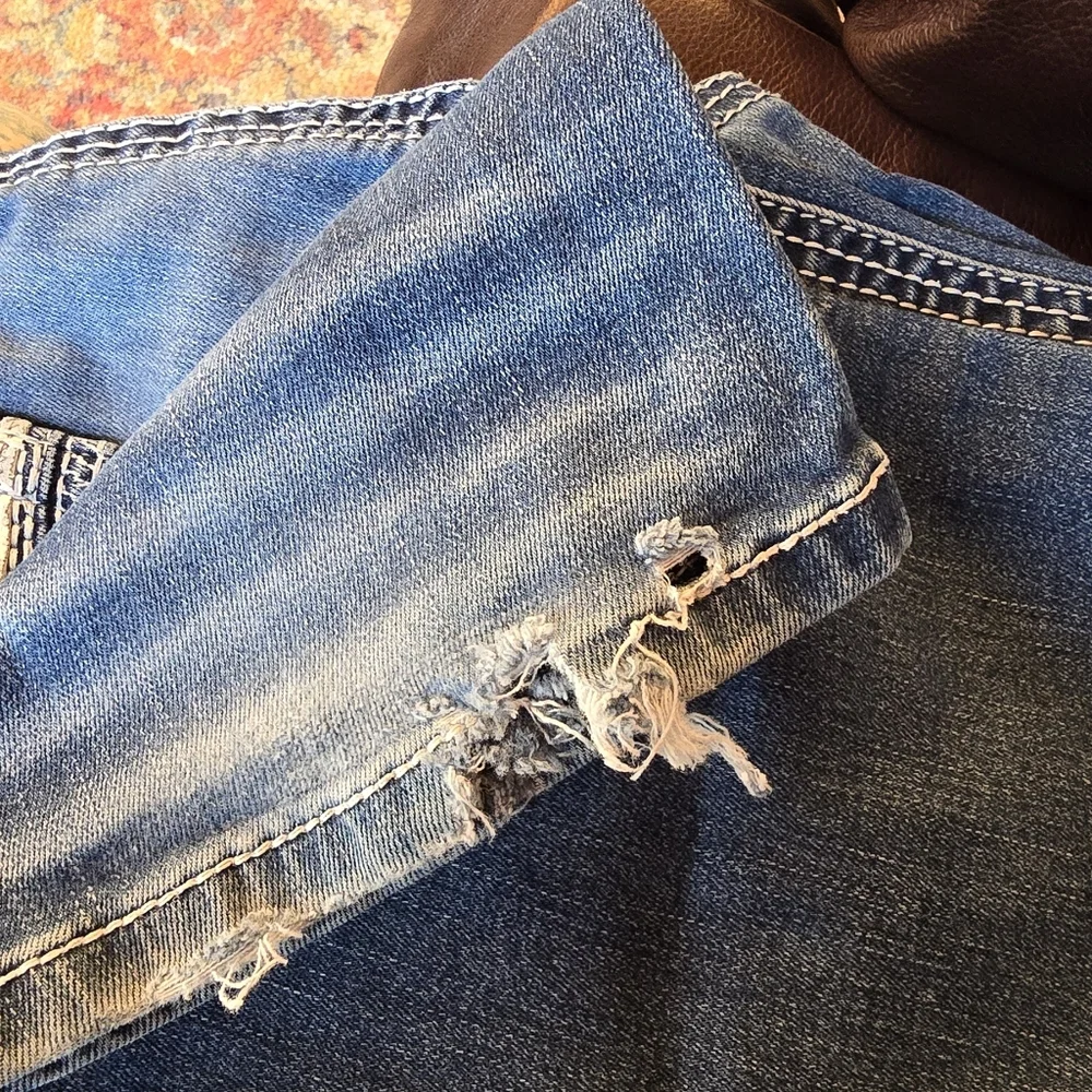 Affliction Gage Blue Denim Men's Boot Cut Jeans 34x32